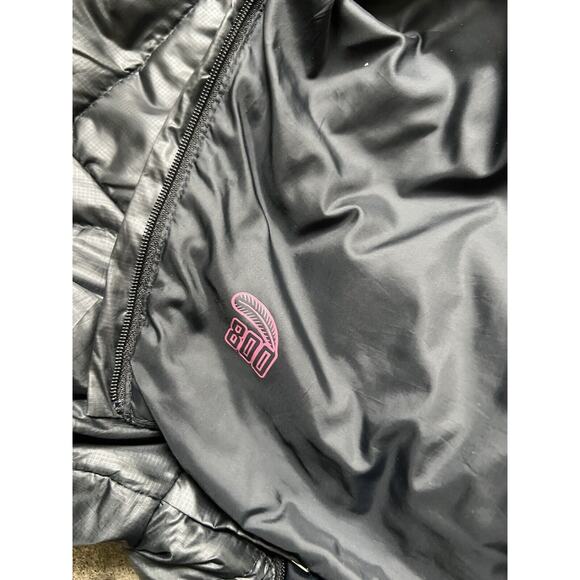 Nike ACG Outer Layer 3 Size L Womens Black 3/4 Zip Down Packable Puffer 800 Fill - Picture 5 of 15